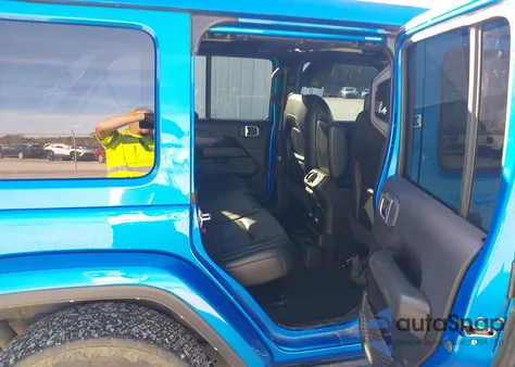 2022 Jeep Wrangler Unlimited Sahara Altitude 4X4 from USA, damaged, VIN 1C4HJXEGXNW102375